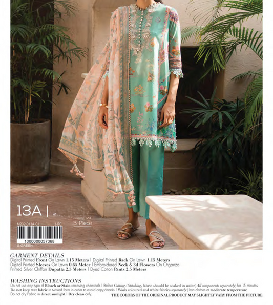 SanaSafinaz Muzlin Lightweight Fabrics, Bold and Floral Prints, Soft, Pastel, and Bright Colors, Signature Embroidery Lawn Embroidered stitched Suit Collection | stitched Pakistani Suits